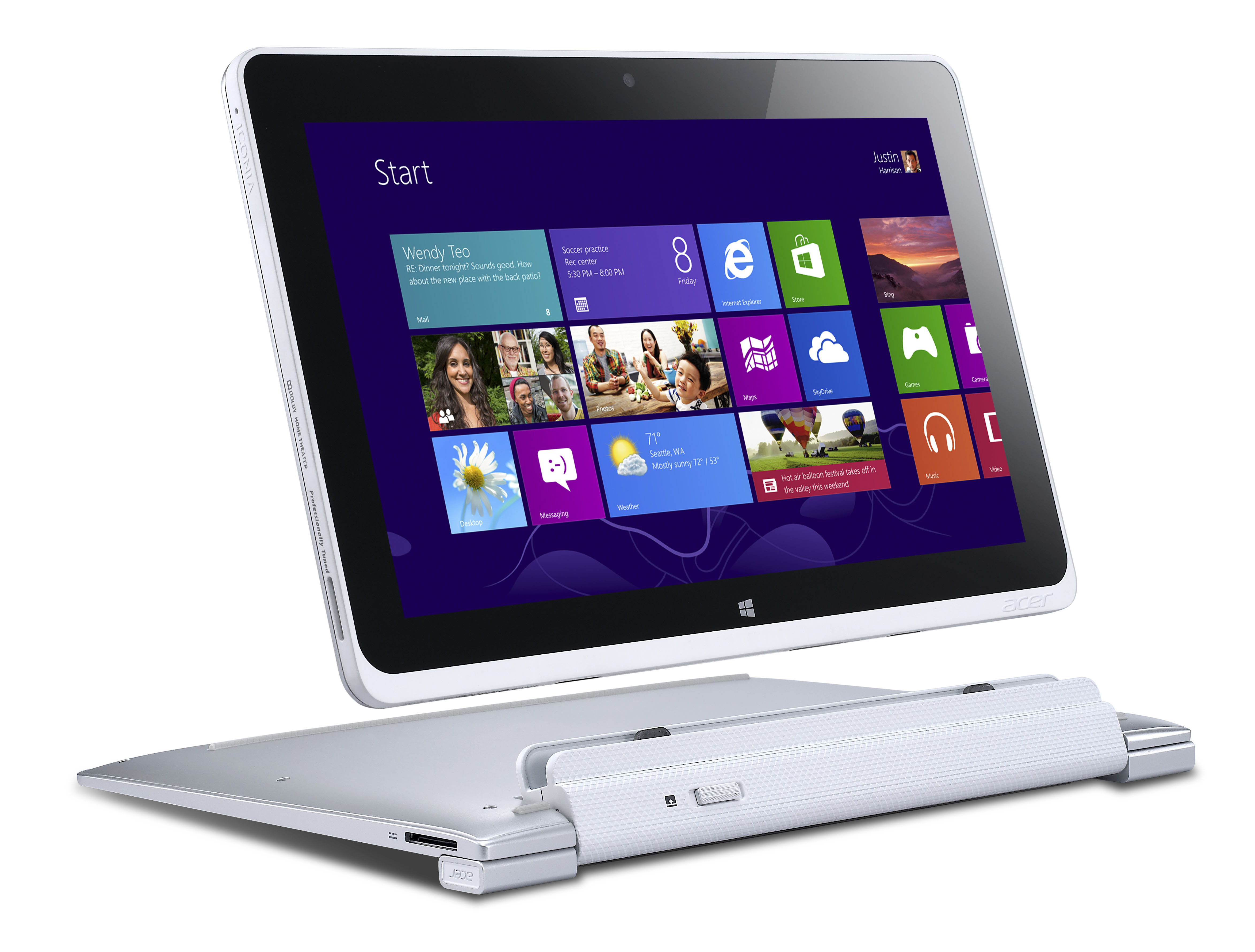 Iconia Tab W510 32Gb dock